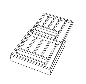 2 Tier Cutlery Drawer