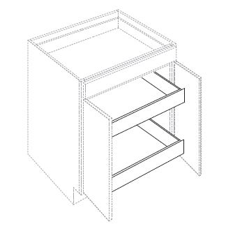 Roll Out Drawers With Blum Sides